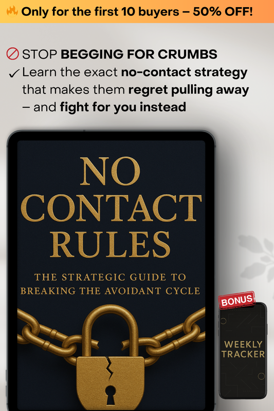 NO CONTACT RULES:   The Strategic Guide to Breaking the AVOIDANT Cycle